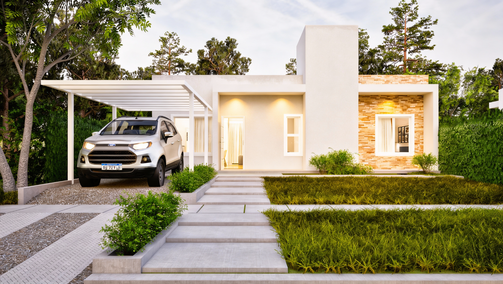 Fachada exterior de la nueva Casa Link de Build Up
